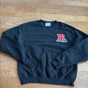 Champion Rutgers Black Business Men's crewneck sweatshirt